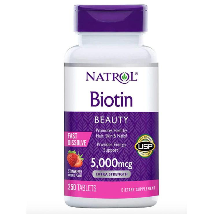 Thực phẩm chức năng Natrol Biotin 5000 mcg